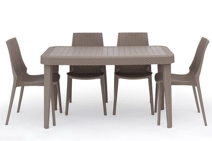 Prestige - Salon de Jardin 4 places sans accoudoirs